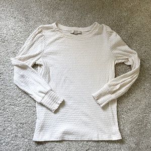 Loft basket weave top